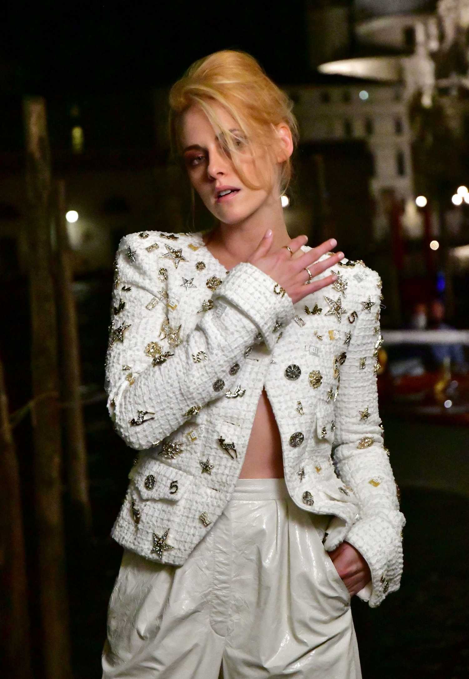 Kristen Stewart at “Spencer” photocall during the 78th Venice International Film Festival on September 3
