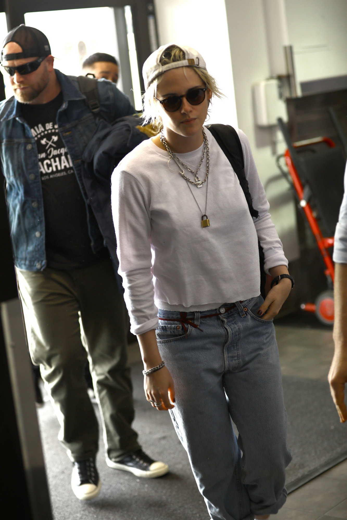 Kristen Stewart arrives at LAX airport in Los Angeles, CA on January 8th