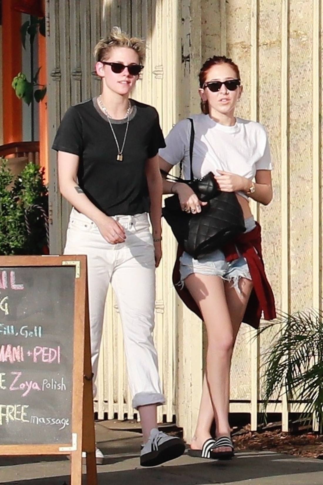 Kristen Stewart at spa and nail salon in Los Angeles, California on December 22